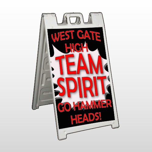 Team 55 A Frame Sign