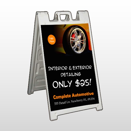 Detailing Services 115 A Frame Sign