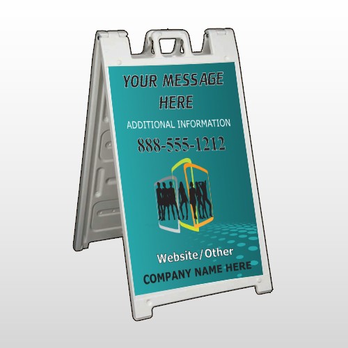 Fashion Models 180 A Frame Sign