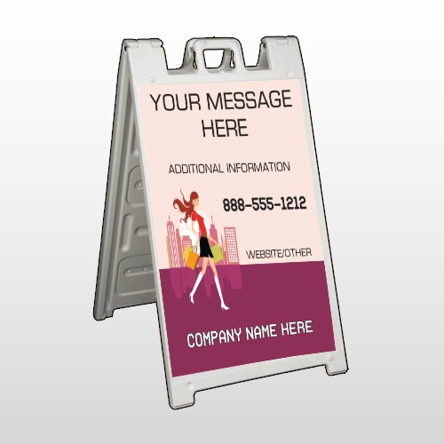 Fashion Shopping 179 A Frame Sign