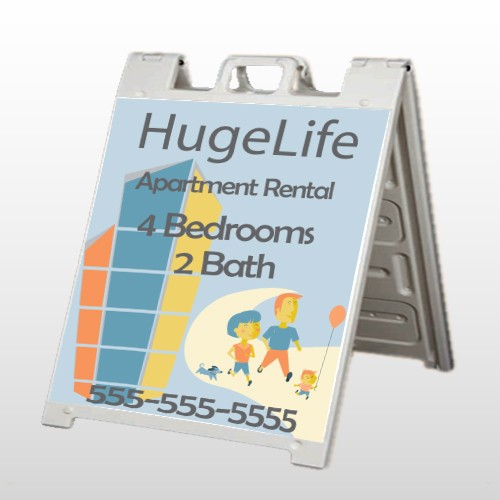 Apartment Building 29 A-Frame Sign