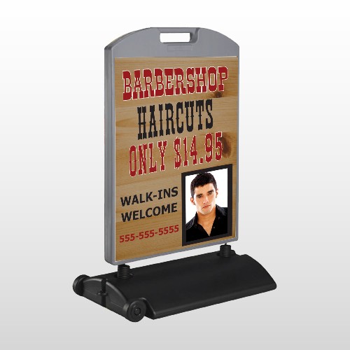 Barbershop Cuts 287 Wind Frame Sign