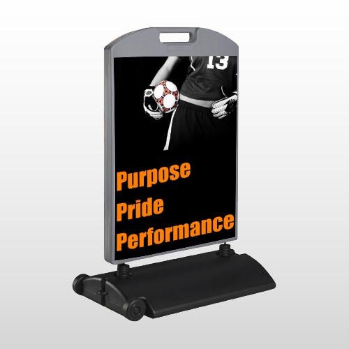 Black 41 Wind Frame Sign