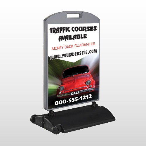 Car Traffic 153 Wind Frame Sign