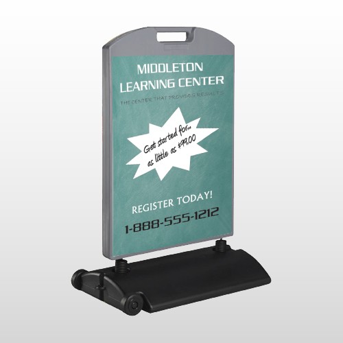 Chalk Board 157 Wind Frame Sign