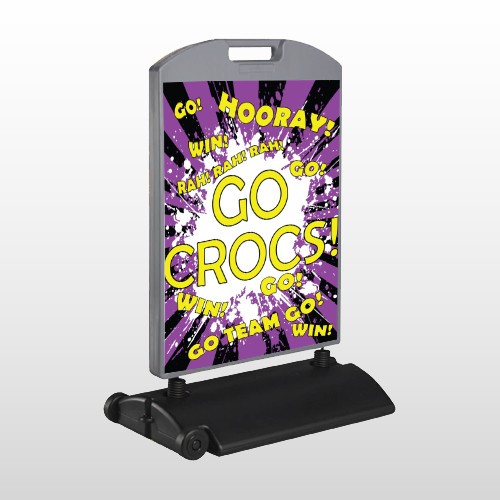 Crocs 42 Wind Frame Sign