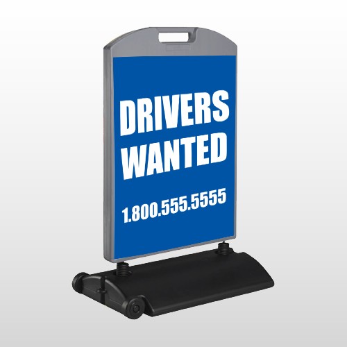 Drivers Wanted 314 Wind Frame Sign