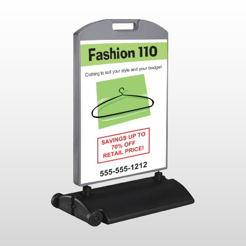 Fashion Hanger 526 Wind Frame Sign