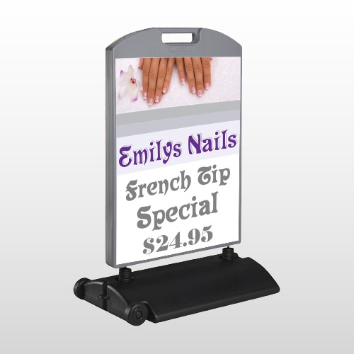 Flower Hands 295 Wind Frame Sign