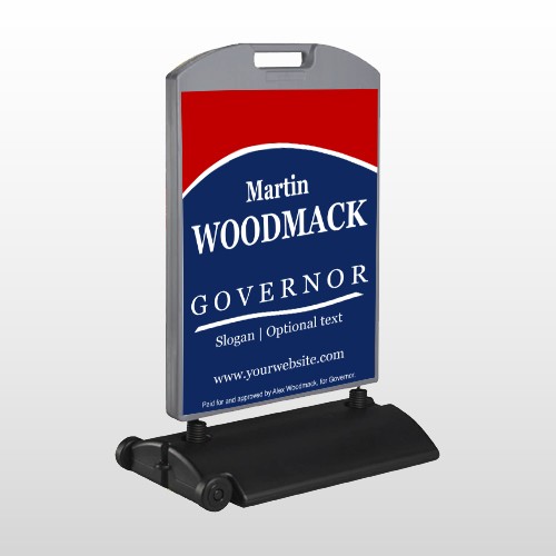 Governor 308 Wind Frame Sign