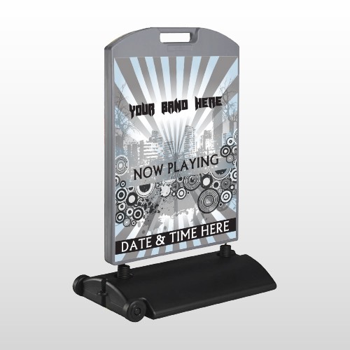 Gray City 368 Wind Frame Sign