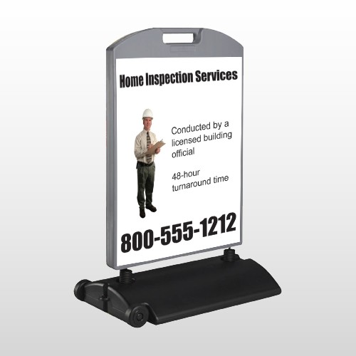 Inspection 244 Wind Frame Sign