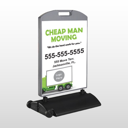 Moving 121 Wind Frame Sign