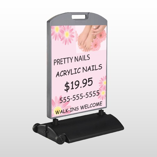 Nail Salon 291 Wind Frame Sign