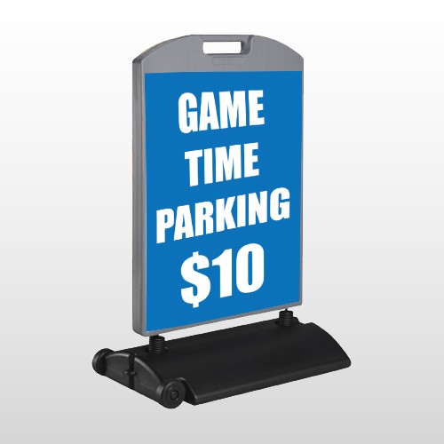 Parking 123 Wind Frame Sign