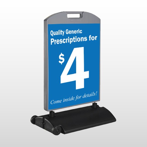 Pharmacy 334 Wind Frame Sign