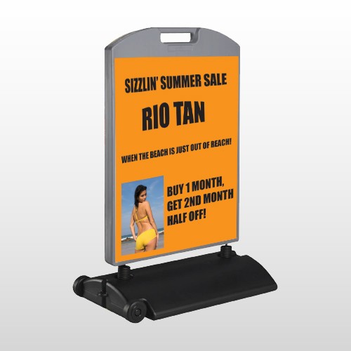 Rio Tan Beach 489 Wind Frame Sign