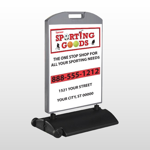 Sporting Goods 528 Wind Frame Sign