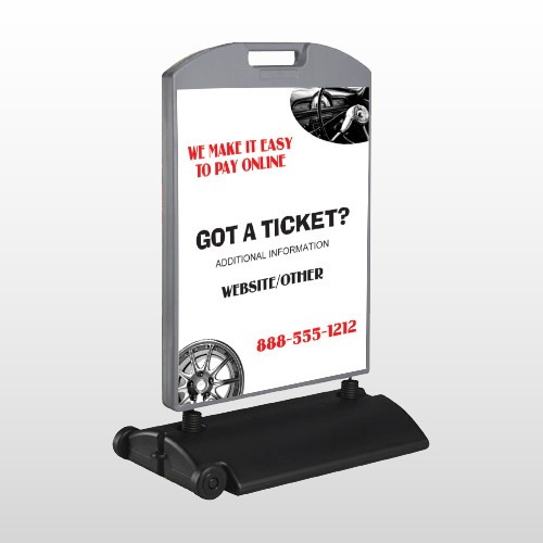 Steering Wheel 154 Wind Frame Sign