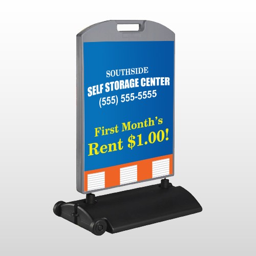 Storage Building 120 Wind Frame Sign