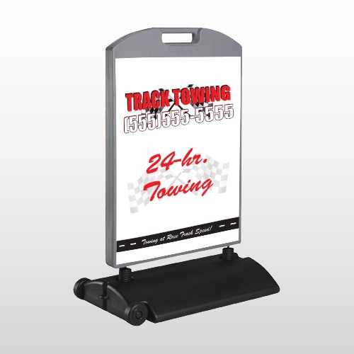 Towing 126 Wind Frame Sign