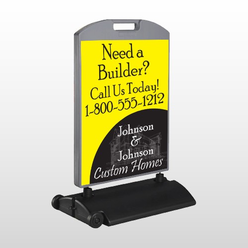 Yellow House Plan 216 Wind Frame Sign