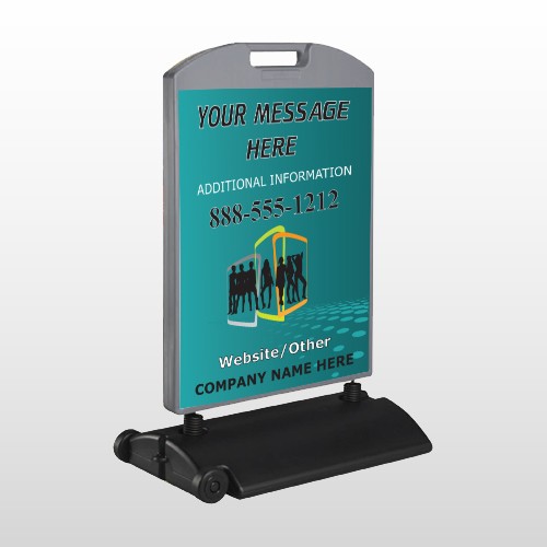 Fashion Models 180 Wind Frame Sign