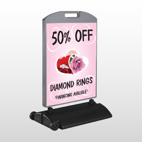 Pinkrose Hidden Ring 399 Wind Frame Sign