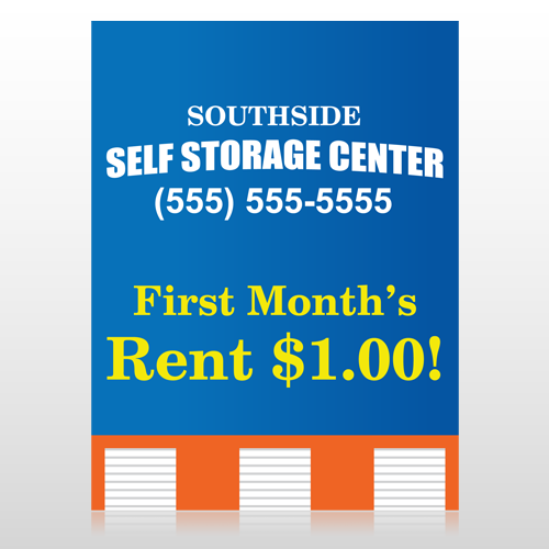 Storage Building 120 Custom Sign