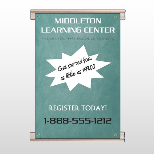 Chalk Board 157 Track Banner