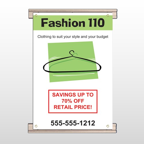 Fashion Hanger 526 Track Banner