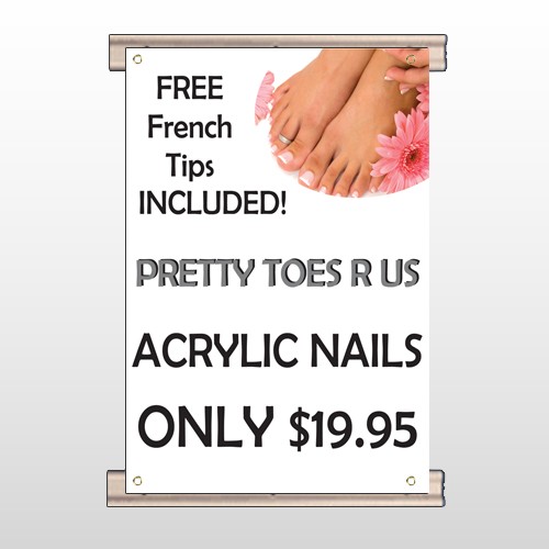 Floral Pedicure 293 Track Banner