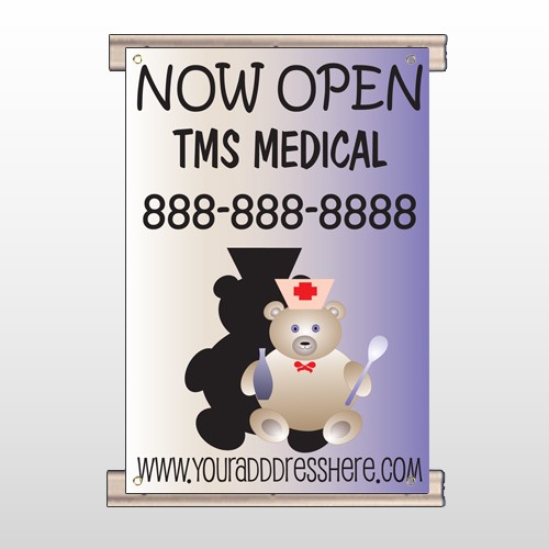 Nurse Bear 504 Track Banner