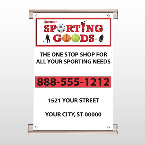 Sporting Goods 528 Track Banner