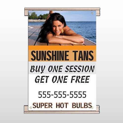 Sunshine Tans 297 Track Banner
