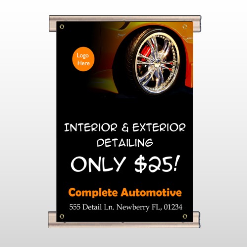 Detailing Services 115 Track Banner