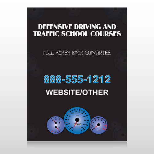 Traffic School 152 Custom Sign