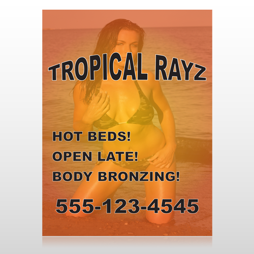 Tropical Rayz Tan 490 Custom Decal