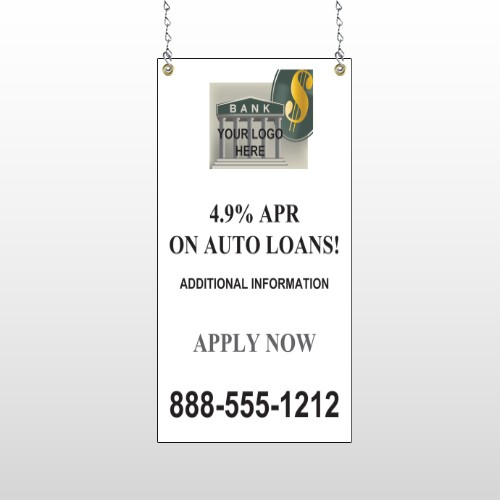 Auto Loan 173 Window Sign