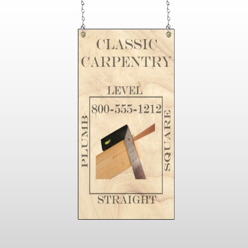 Carpentry 238 Window Sign