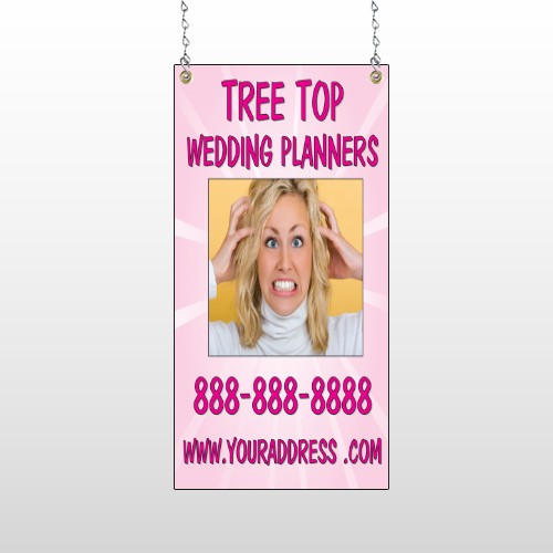 Crazy Wedding 411 Window Sign