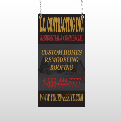 Faded House 500 Window Sign