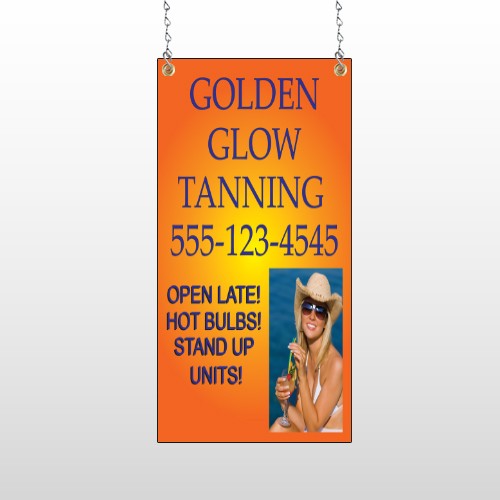 Golden Glow 491 Window Sign