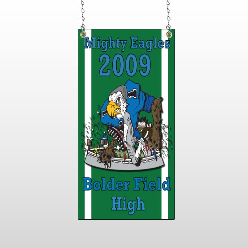 Green 50 Window Sign