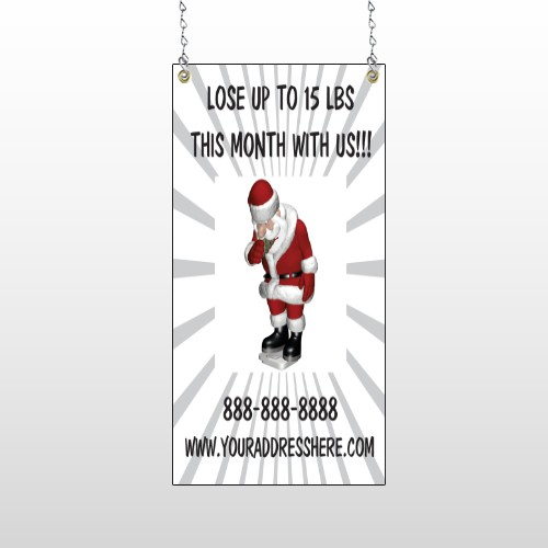 Health Santa 402 Window Sign