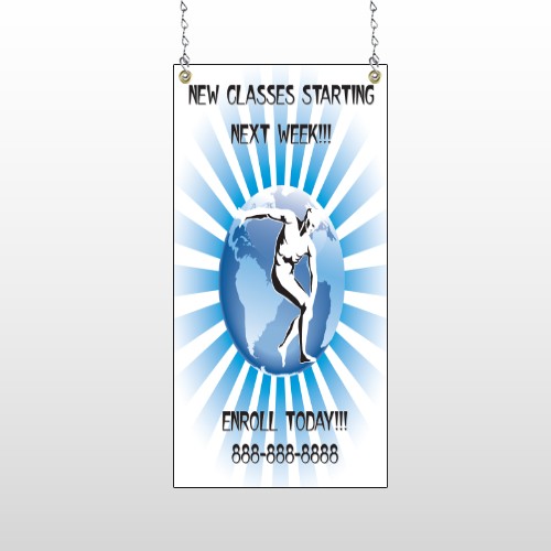 Man On Earth 406 Window Sign