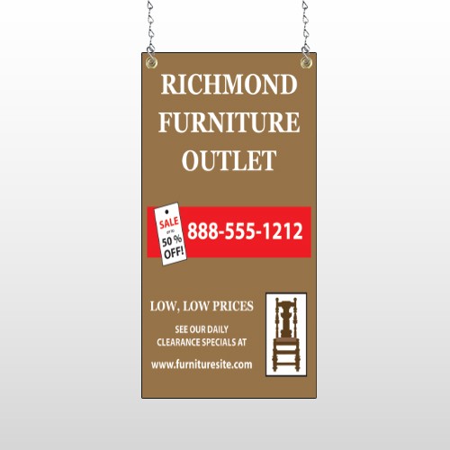 Outlet Chair 527 Window Sign