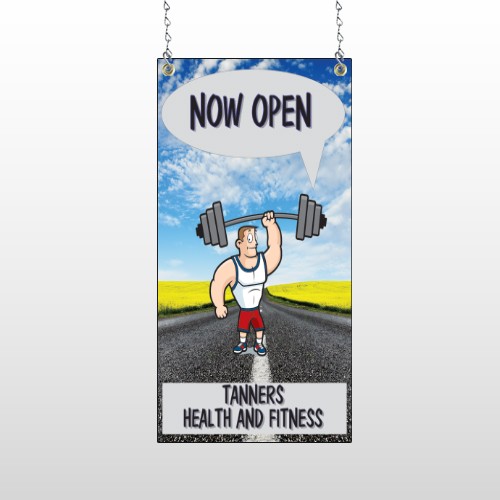 Road Workout 407 Window Sign