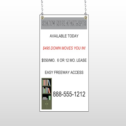 Shelving  530  Window Sign