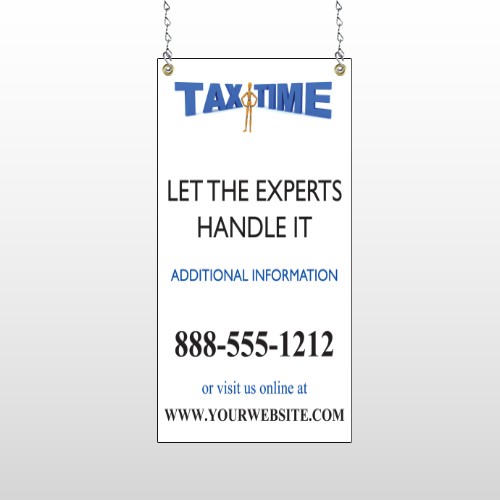 Tax Time 171 Window Sign